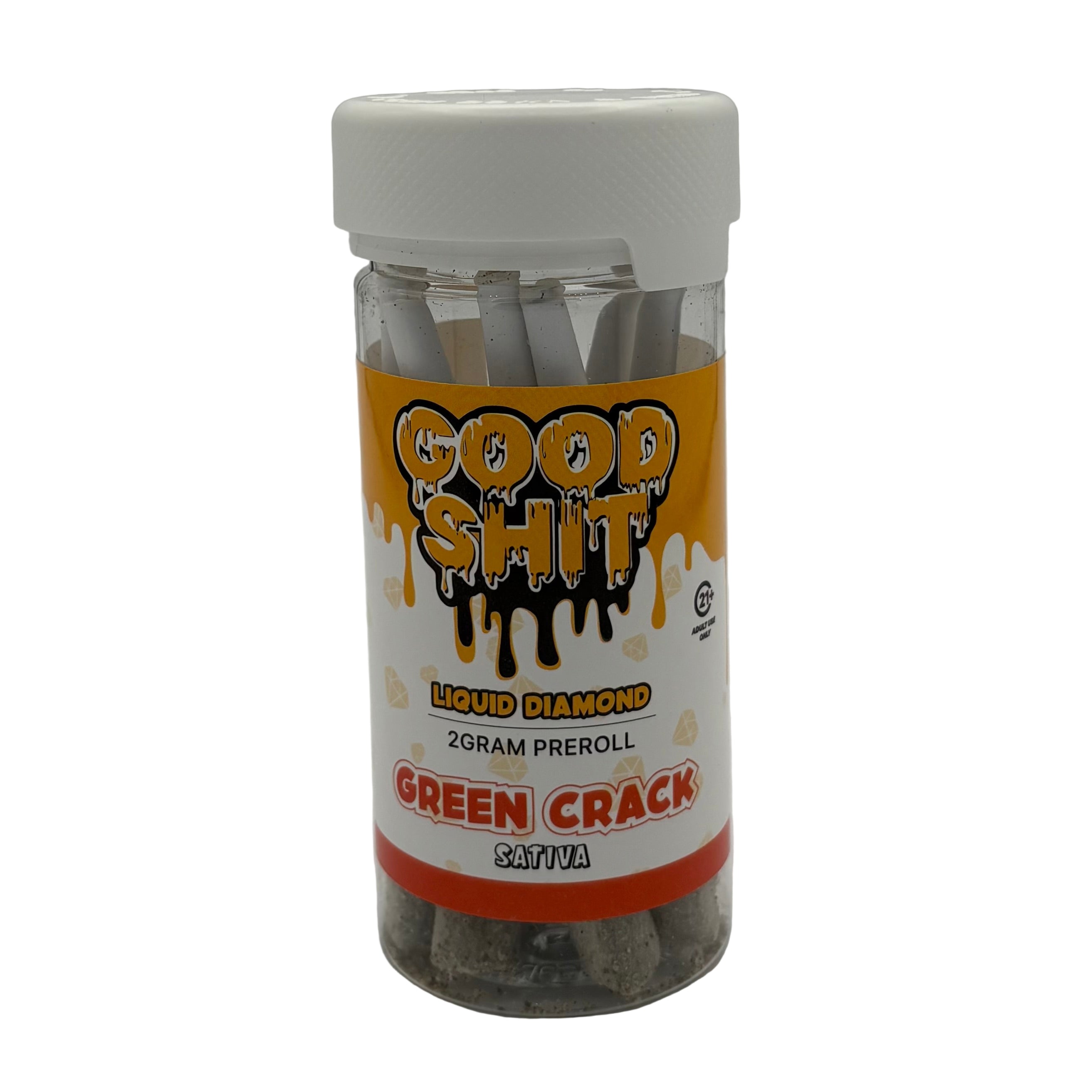 GOOD SHIT LIQUID DIAMOND 2G PREROLL 10CT JAR