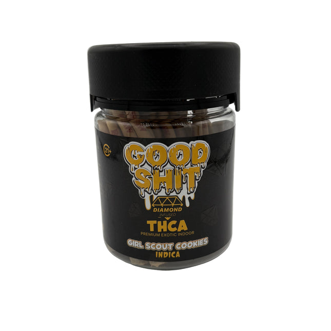 GOOD SHIT 1.5G THCA DIAMOND INFUSED TUBED PRE ROLLS (50CT/BOX)