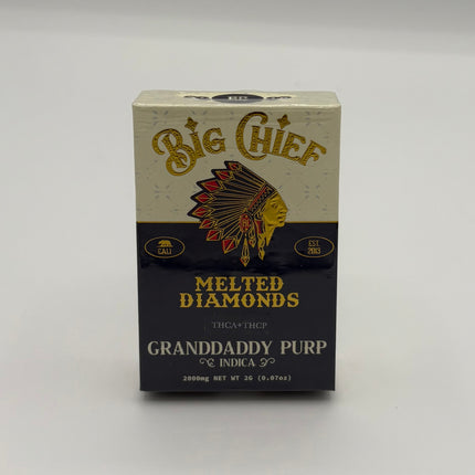 BIG CHIEF 2G THC-A + THC-P MELTED DIAMONDS CARTRIDGE