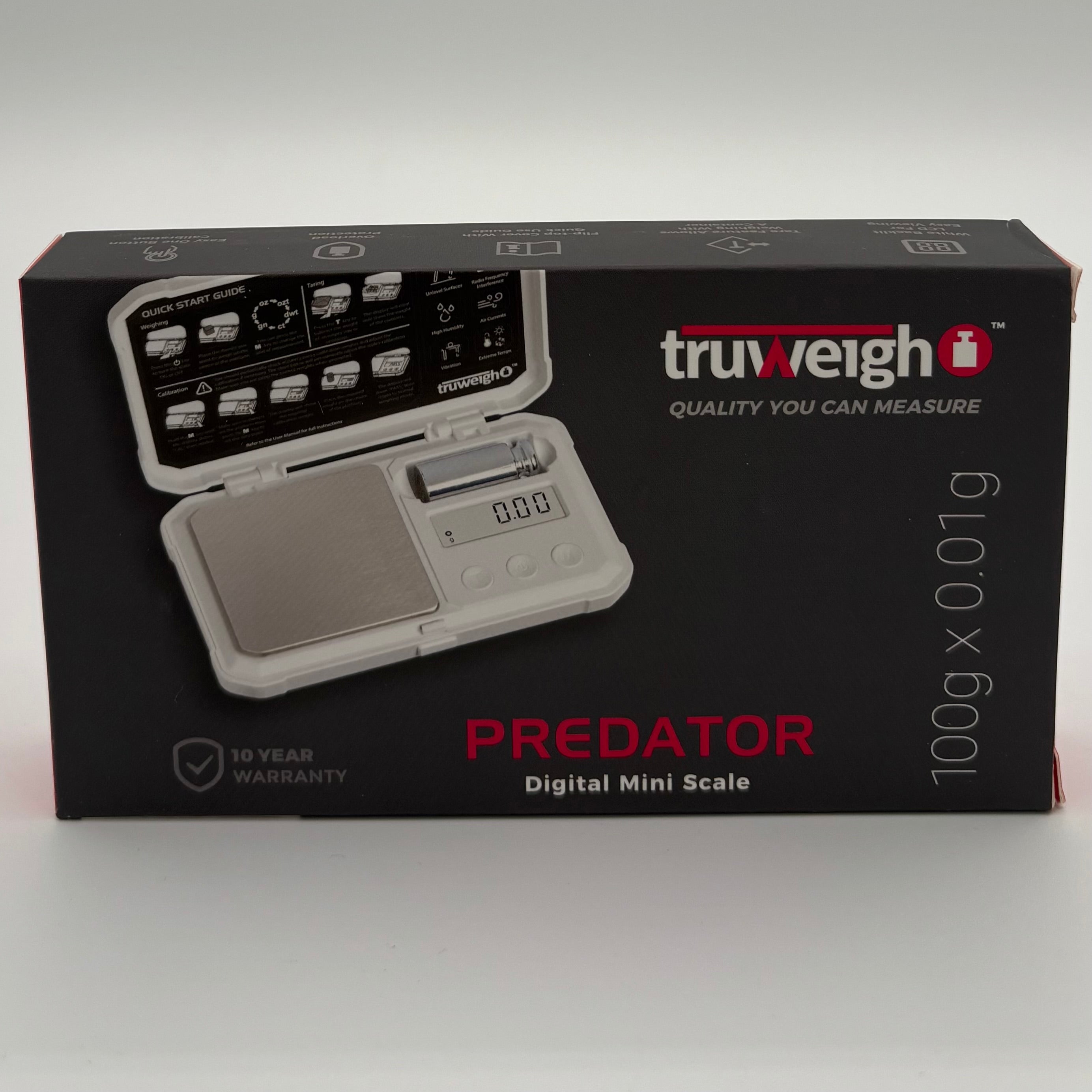 TRUWEIGH PREDATOR DIGITAL MINI SCALE 100G x 0.01G