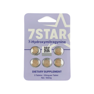 7 STAR 7-HYDROXY 30MG CHEWABLE TABLETS (5CT/ PACK) (12 PACK DISPLAY)