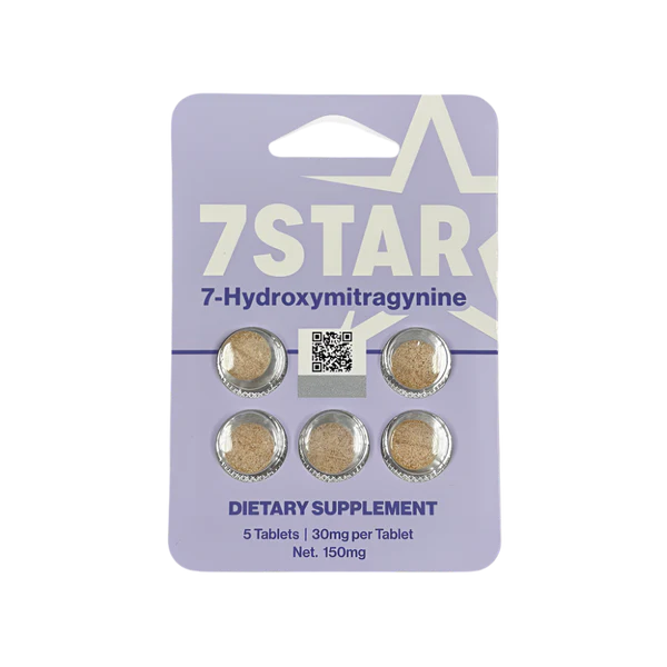 7 STAR 7-HYDROXY 30MG CHEWABLE TABLETS (5CT/ PACK) (12 PACK DISPLAY)