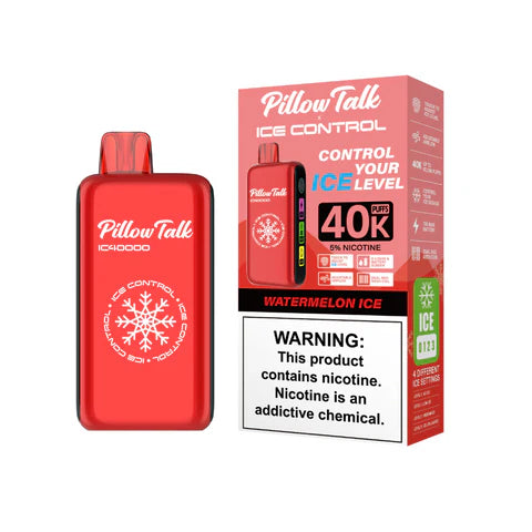 PILLOW TALK IC40000 ICE CONTROL DISPOSABLE VAPE (5CT DISPLAY) Rising Wholesale Inc. PILLOW TALK IC40000 ICE CONTROL DISPOSABLE VAPE (5CT DISPLAY) Rising Wholesale Inc.