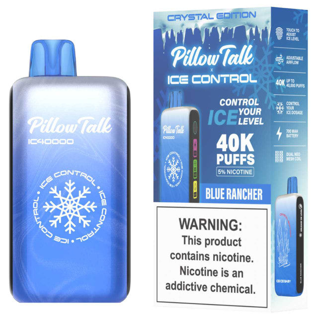 PILLOW TALK IC40000 ICE CONTROL DISPOSABLE VAPE (5CT DISPLAY) Rising Wholesale Inc. PILLOW TALK IC40000 ICE CONTROL DISPOSABLE VAPE (5CT DISPLAY) Rising Wholesale Inc.