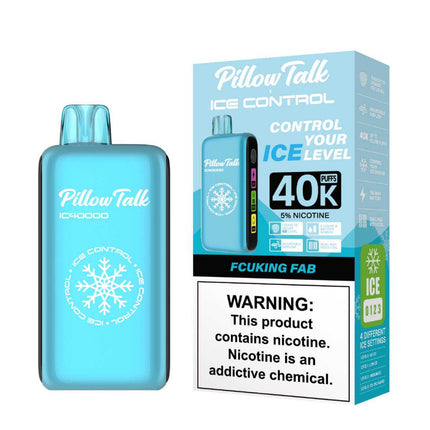 PILLOW TALK IC40000 ICE CONTROL DISPOSABLE VAPE (5CT DISPLAY)