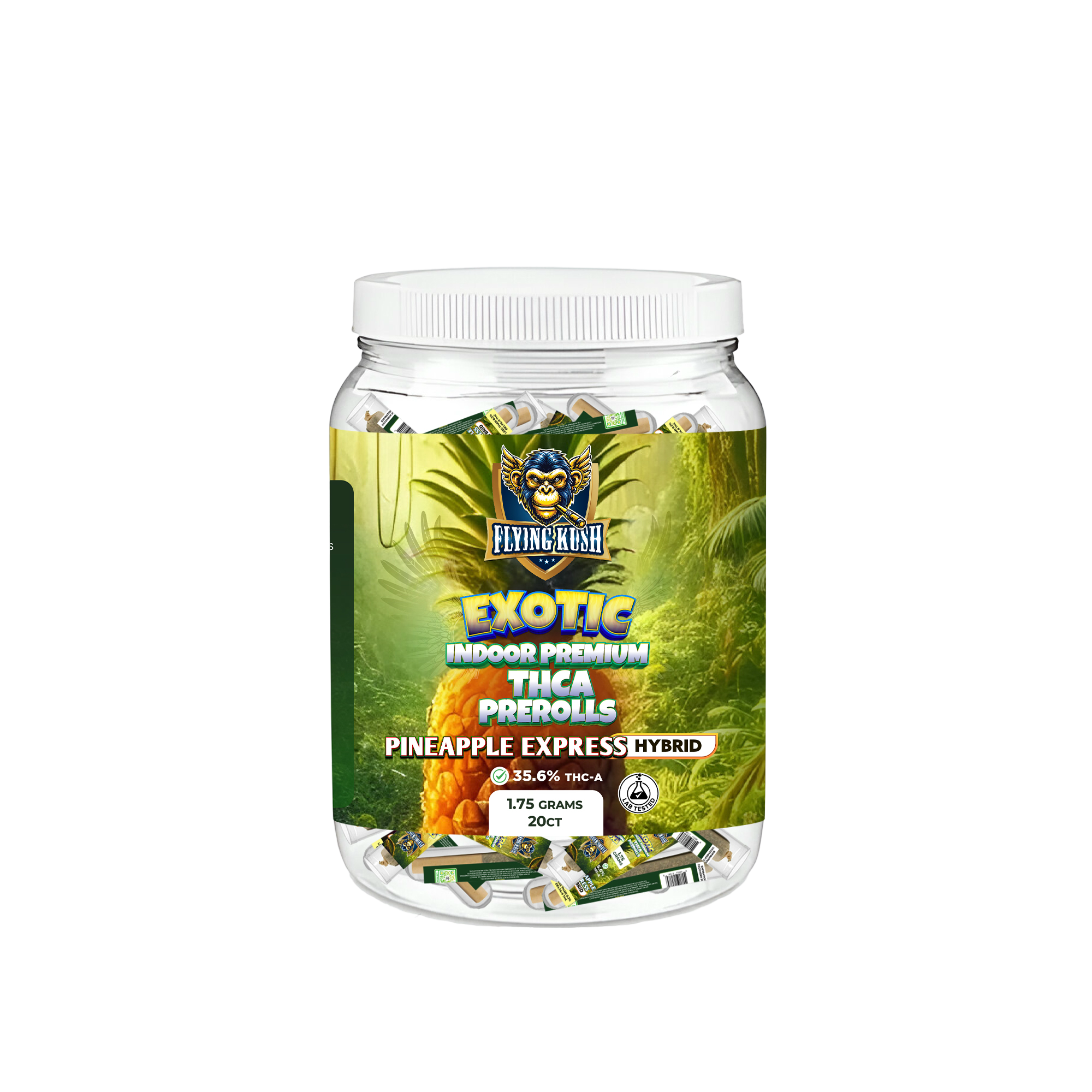 FLYING KUSH 1.75G THC-A PRE ROLLS (20CT/JAR)