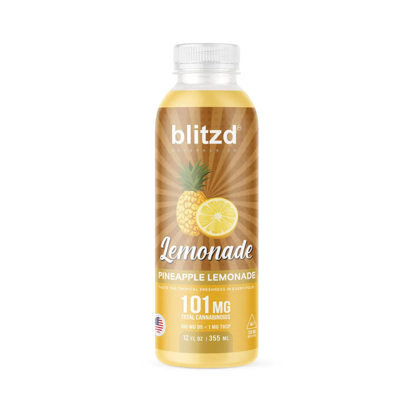 BLITZD LEMONADE 101MG D9 + THC-P 12OZ BOTTLE