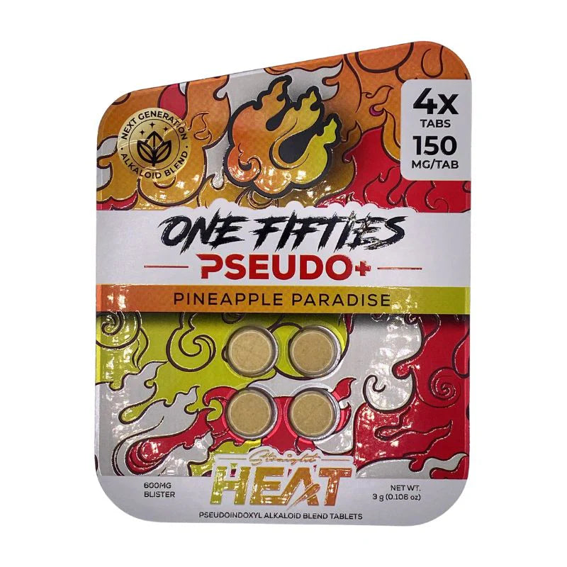 HEAT ONE FIFTIES PSEUDO 150MG PER TAB (4CT PACK)
