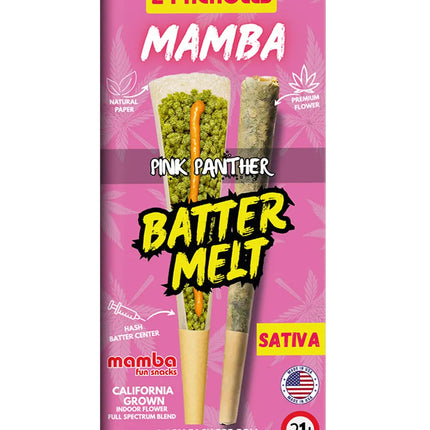 MAMBA BETTER MELT 2.5 GRAM THC-A HASH BATTER PRE ROLL (2CT/PACK)