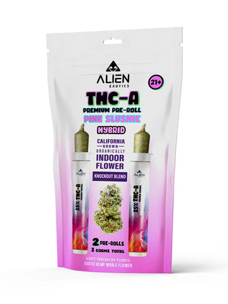 ALIEN EXOTICS THCA PRE-ROLL KNOCKOUT BLEND (2X1.5G EACH)