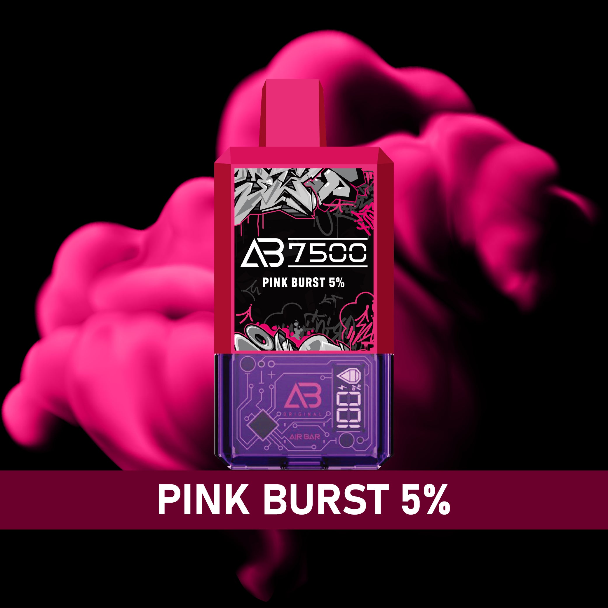 AIR BAR AB7500 5% DISPOSABLE 10CT/DISPLAY