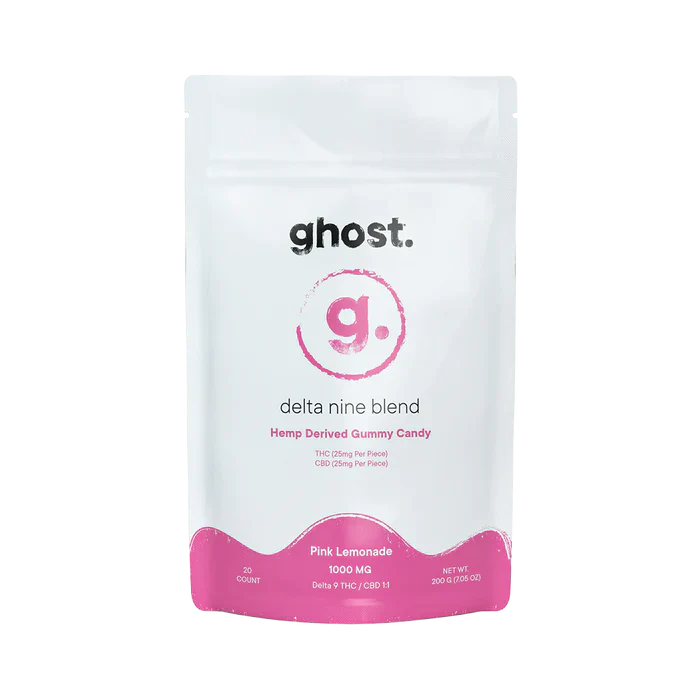 GHOST 50MG D9 BLEND GUMMIES (20CT/BAG, 1000MG/BAG)
