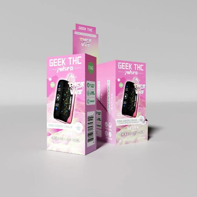 GEEK THC PULSE X 7.5G THCA VVS SUGAR DISPOSABLE Rising Wholesale Inc. GEEK THC PULSE X 7.5G THCA VVS SUGAR DISPOSABLE Rising Wholesale Inc.
