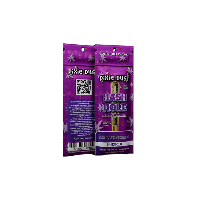 PIXIE DUST 4G THC-A HASH HOLE PRE-ROLLS (2PC/PACK)