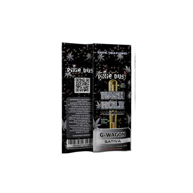 PIXIE DUST 4G THC-A HASH HOLE PRE-ROLLS (2PC/PACK)