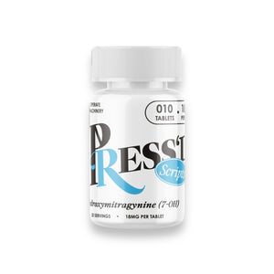 PRESS'D SCRIPTS 7-HYDROXYMITRAGYNINE (7-OH) 18MG CAPSULES (10CT / BOTTLE)