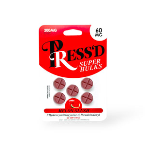 PRESS'D SUPER HULKS 7HYDROXY & PSEUDO 60MG TABLET (5CT PACK)