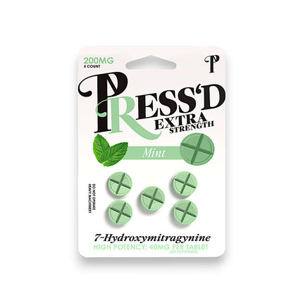 PRESS'D EXTRA STRENGTH 50MG 7-HYDROXY TAB