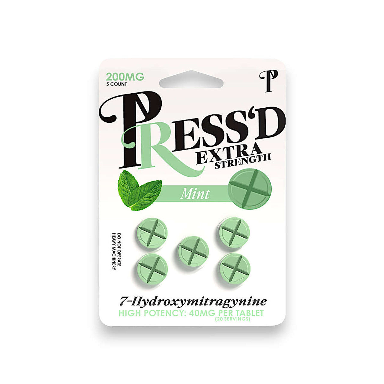 PRESS'D EXTRA STRENGTH 50MG 7-HYDROXY TAB