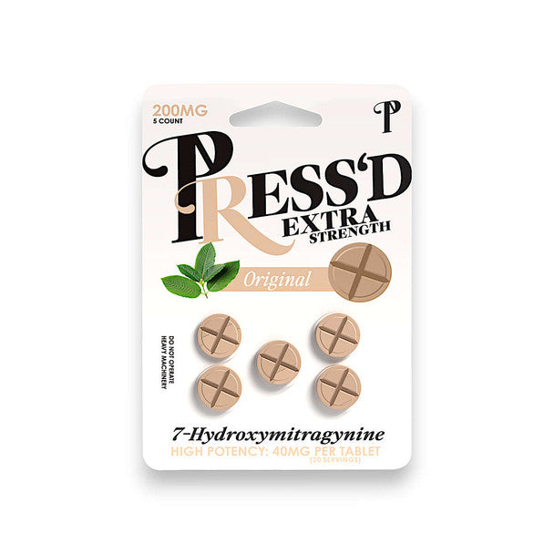 PRESS'D EXTRA STRENGTH 50MG 7-HYDROXY TAB