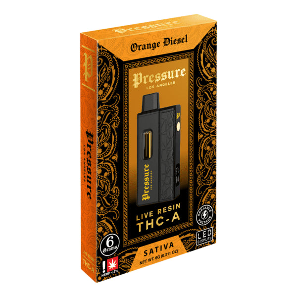 PRESSURE 6G LIVE RESIN THC-A DISPOSABLE