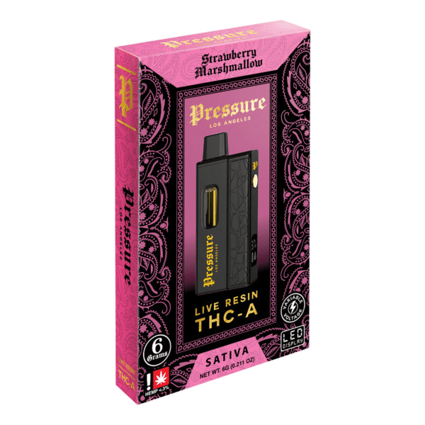 PRESSURE 6G LIVE RESIN THC-A DISPOSABLE