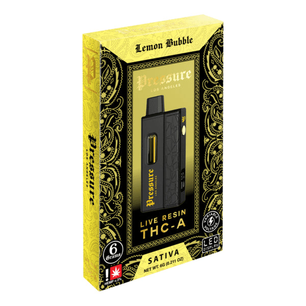 PRESSURE 6G LIVE RESIN THC-A DISPOSABLE