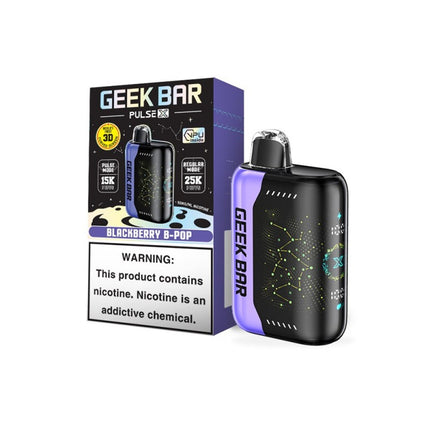 GEEK BAR PULSE X 25K PUFFS CURVED 3D SCREEN DISPOSABLE (5CT DISPLAY)