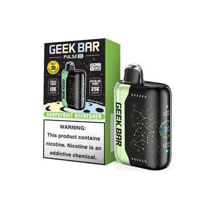 GEEK BAR PULSE X 25K PUFFS CURVED 3D SCREEN DISPOSABLE (5CT DISPLAY)