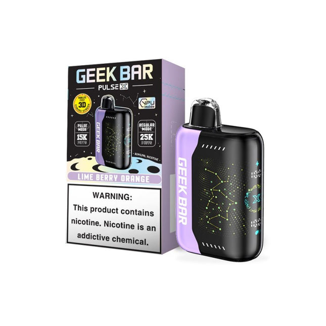 GEEK BAR PULSE X 25K PUFFS CURVED 3D SCREEN DISPOSABLE (5CT DISPLAY)