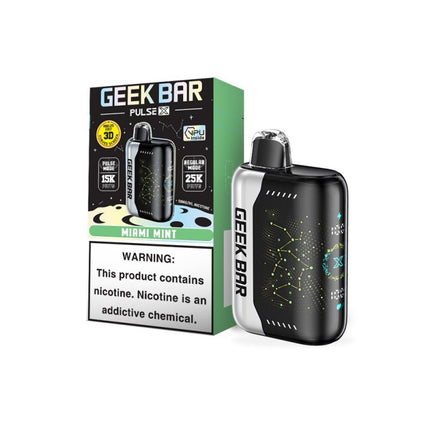 GEEK BAR PULSE X 25K PUFFS CURVED 3D SCREEN DISPOSABLE (5CT DISPLAY)