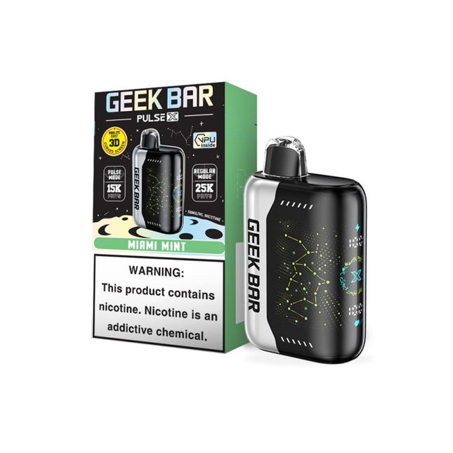 GEEK BAR PULSE X 25K PUFFS CURVED 3D SCREEN DISPOSABLE (5CT DISPLAY)