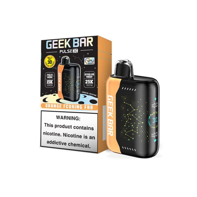 GEEK BAR PULSE X 25K PUFFS CURVED 3D SCREEN DISPOSABLE (5CT DISPLAY)