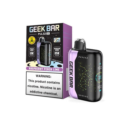 GEEK BAR PULSE X 25K PUFFS CURVED 3D SCREEN DISPOSABLE (5CT DISPLAY)