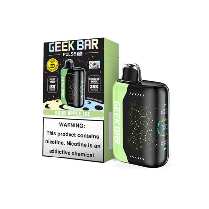 GEEK BAR PULSE X 25K PUFFS CURVED 3D SCREEN DISPOSABLE (5CT DISPLAY)