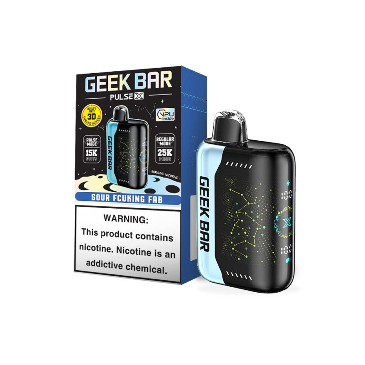 GEEK BAR PULSE X 25K PUFFS CURVED 3D SCREEN DISPOSABLE (5CT DISPLAY) Rising Wholesale Inc. GEEK BAR PULSE X 25K PUFFS CURVED 3D SCREEN DISPOSABLE (5CT DISPLAY) Rising Wholesale Inc.