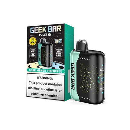 GEEK BAR PULSE X 25K PUFFS CURVED 3D SCREEN DISPOSABLE (5CT DISPLAY)