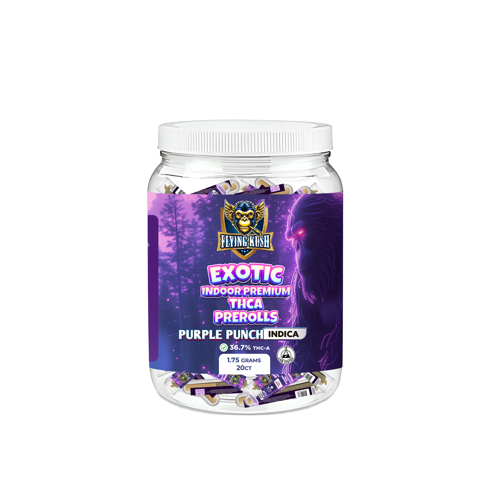 FLYING KUSH 1.75G THC-A PRE ROLLS (20CT/JAR)