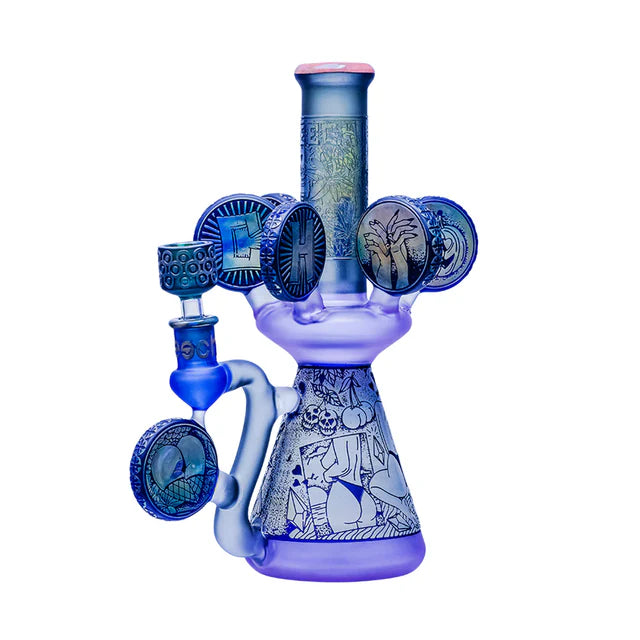 CHEECH 11.5in "RING AROUND THE GLORY" WATERPIPE