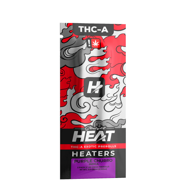 STRAIGHT HEAT EXOTIC THC-A PRE-ROLLS 1.5G EACH (2CT PACK)