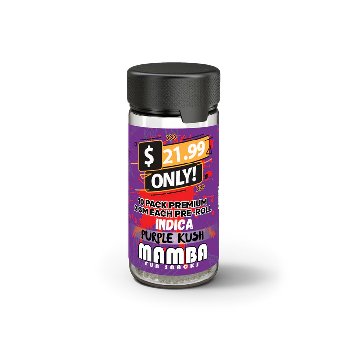 MAMBA $21.99 10 PACK PREMIUM 2 GRAM EACH PRE-ROLLS