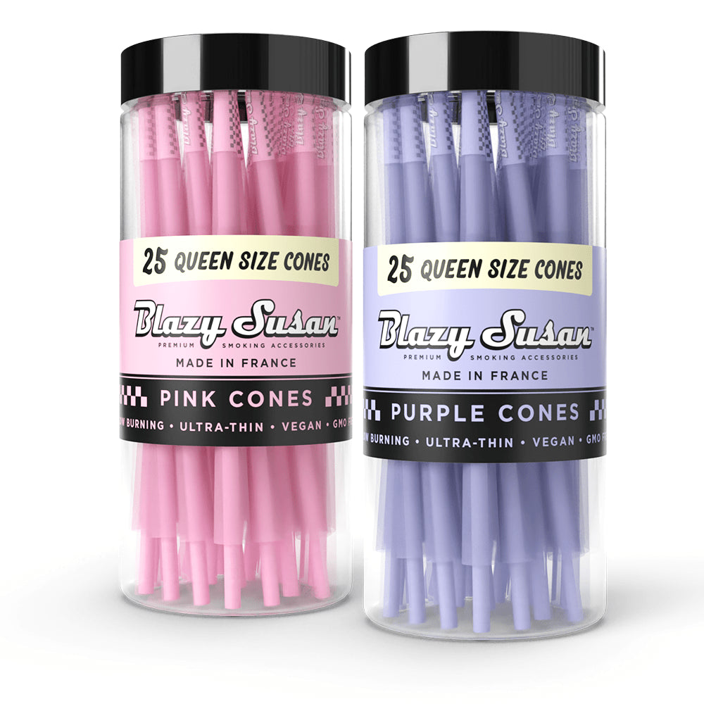 BLAZY SUSAN 25CT QUEEN SIZE ULTRA THIN CONES | RICE CONES