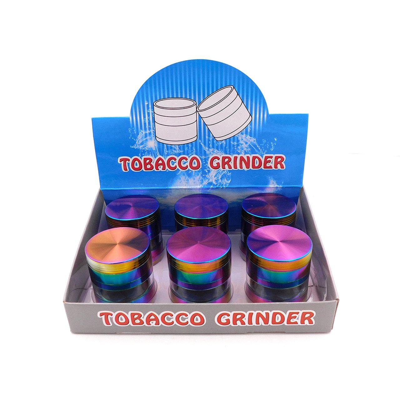 RAINBOW SIDE MESH DESIGN MANUAL METAL GRINDER 40 X 39MM (CGD-189W-XC)