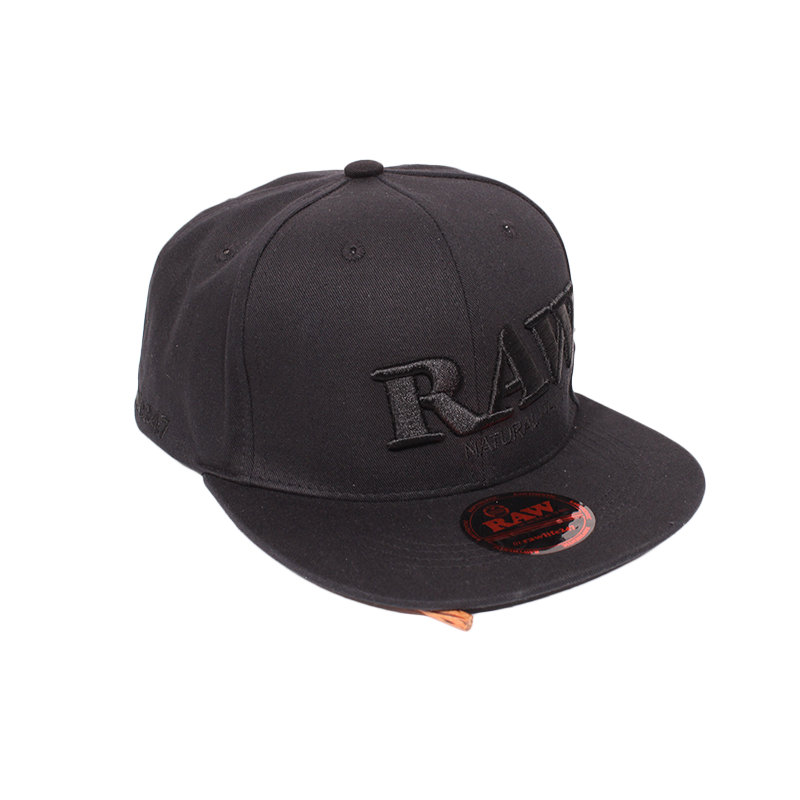 RAW MERCH | BLACK BASEBALL CAP