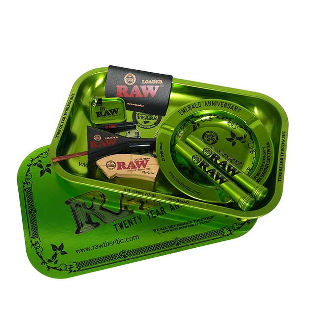 RAW 20TH EMERALD ANNIVERSARY GIFT SET