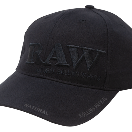 RAW MERCH | BLACK BASEBALL CAP