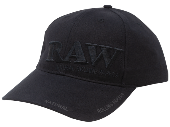 RAW MERCH | BLACK BASEBALL CAP
