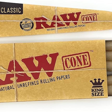 RAW CLASSIC PRE-ROLLED CONES KING SIZE 20CT Default Title 716165252955