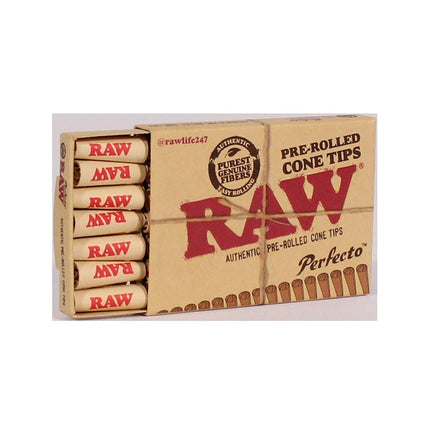 RAW PRE-ROLLED PERFECTO CONE TIPS (20CT DISPLAY) Default Title 716165154969