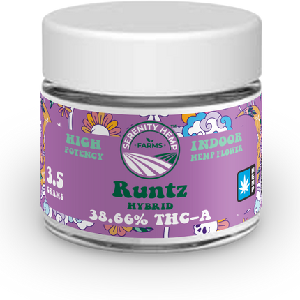 SERENITY FARMS 3.5G THC-A INDOOR FLOWER